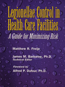 Legionnellae Control Book