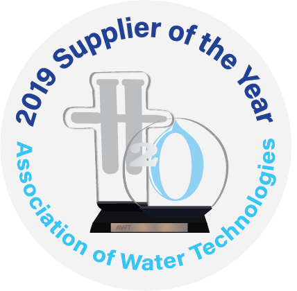 2019 Supplier of the Year Award Association of Water Technologies